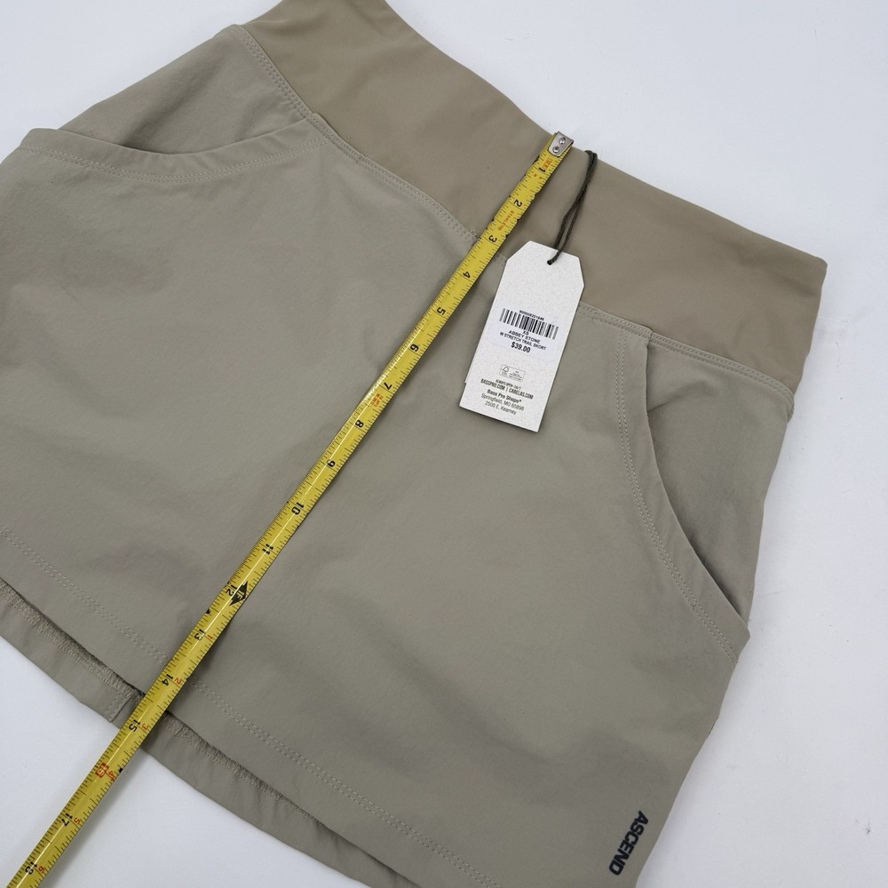 Ascend Women's Size XS Trail Skirt Pockets Cream Stretch Activewear Hiking NWT - Picture 4 of 6